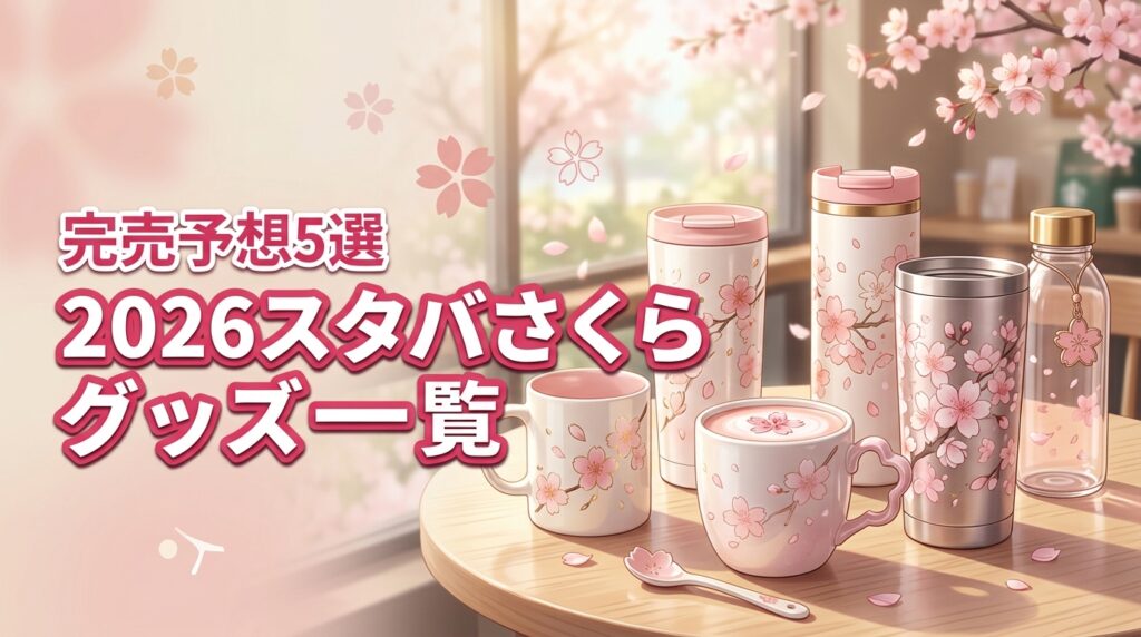 2026年スタバさくらグッズ全商品一覧！争奪戦を制す完売予想5選