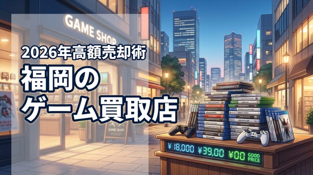 福岡でゲーム買取が高い店はどこ？損せず高く売るための正解