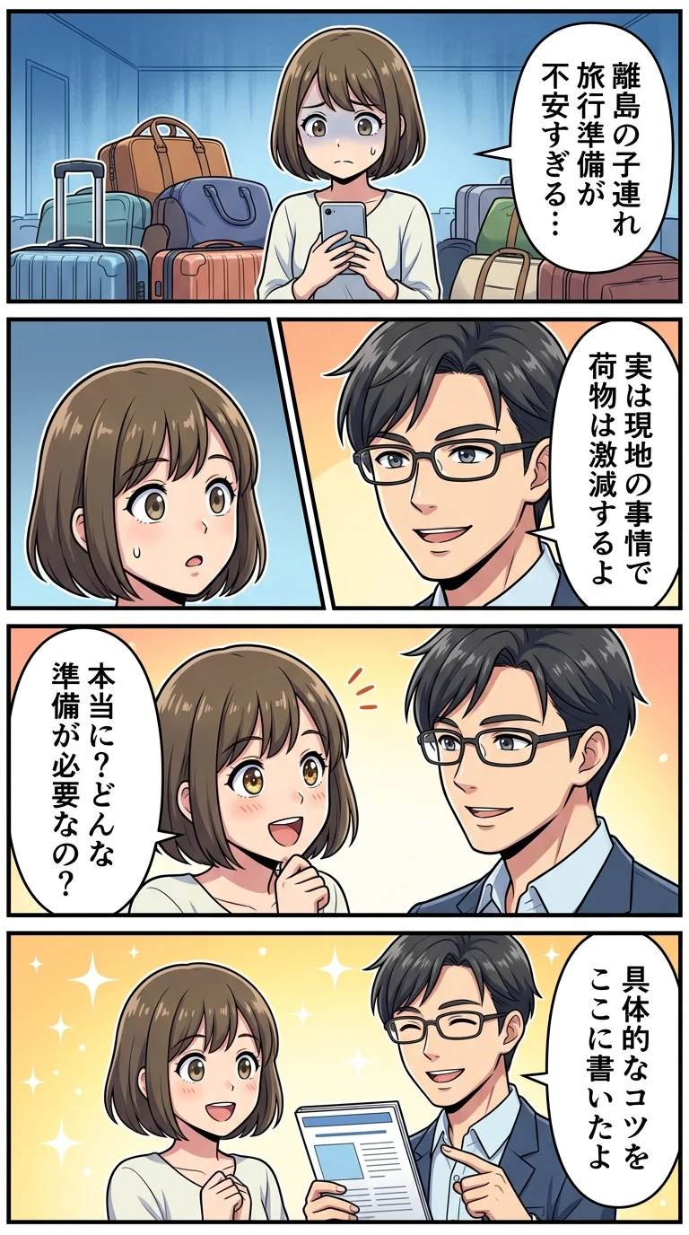 与論島　子連れ　旅行