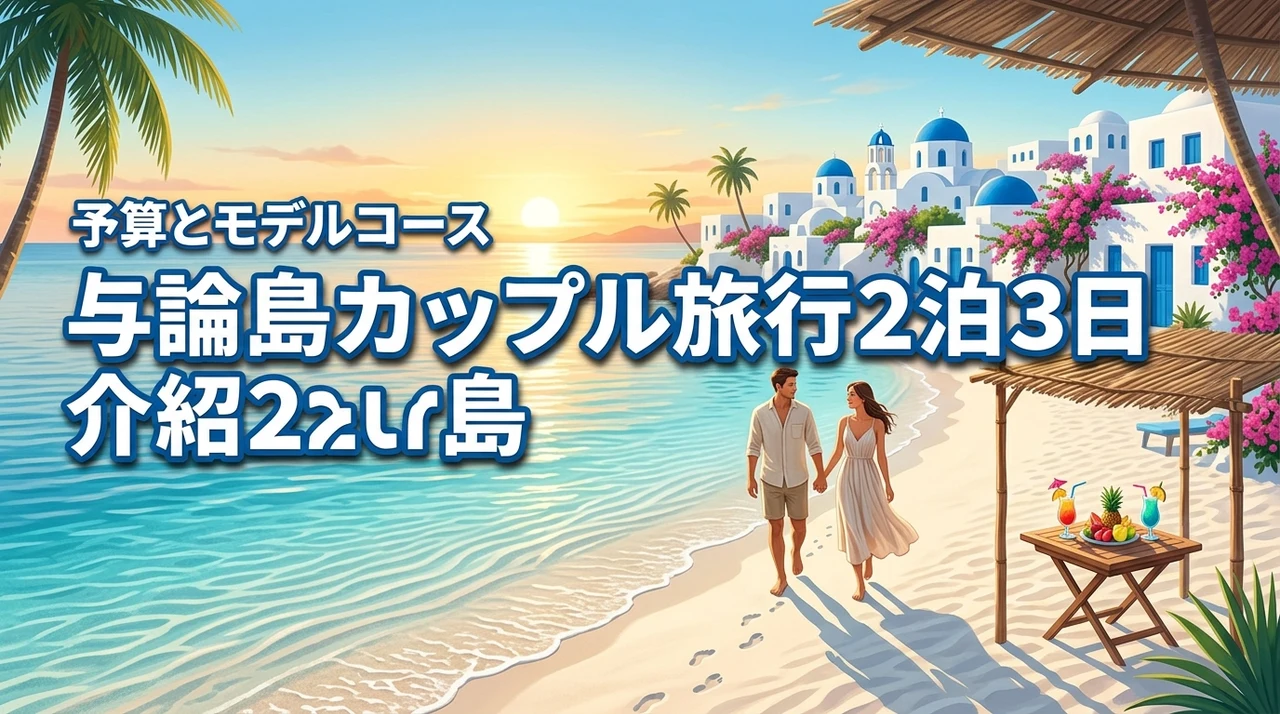 与論島でのカップル旅行を120%楽しむ2泊3日モデルコース！予算や注意点も解説