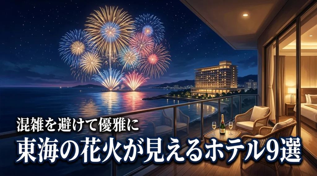東海の花火大会が見えるホテルおすすめ9選！混雑を避けて優雅に鑑賞しよう
