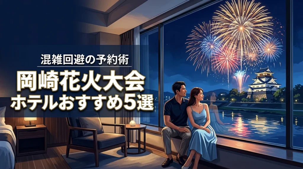 岡崎城下家康公夏まつり花火大会のホテルおすすめ5選！混雑回避の予約術