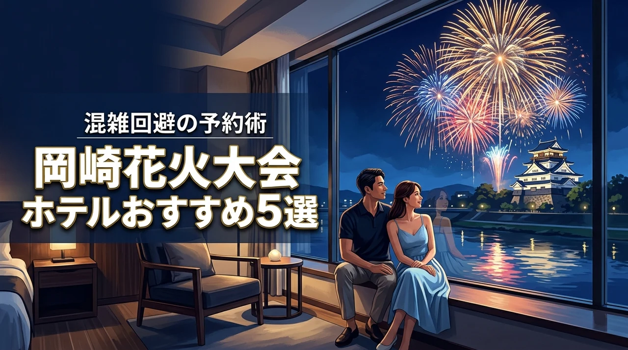 岡崎城下家康公夏まつり花火大会のホテルおすすめ5選!混雑回避の予約術