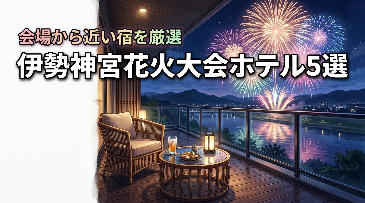 伊勢神宮奉納全国花火大会の宿泊におすすめのホテル5選！会場から近い宿を厳選紹介