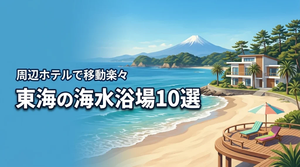 海水浴後の移動は大変?東海の海水浴場おすすめ10選【周辺ホテルも紹介】