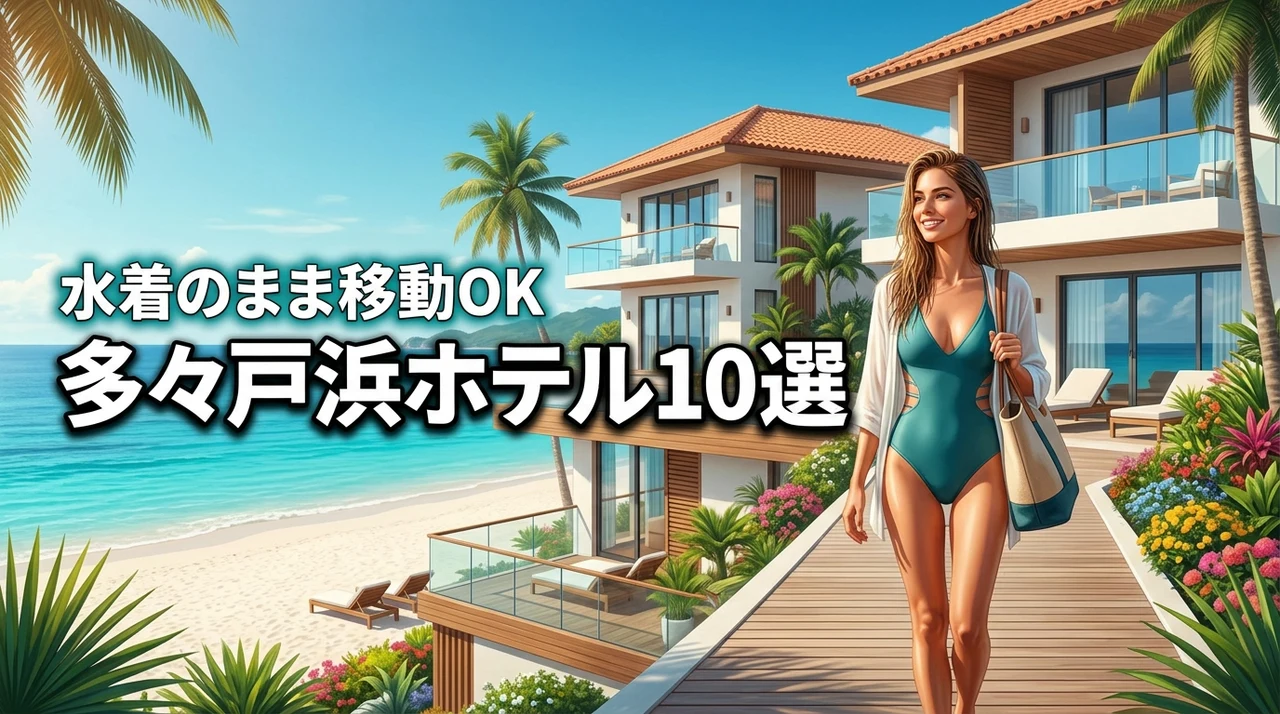 多々戸浜海水浴場ホテルオススメ10選！水着のまま移動できる宿で快適に