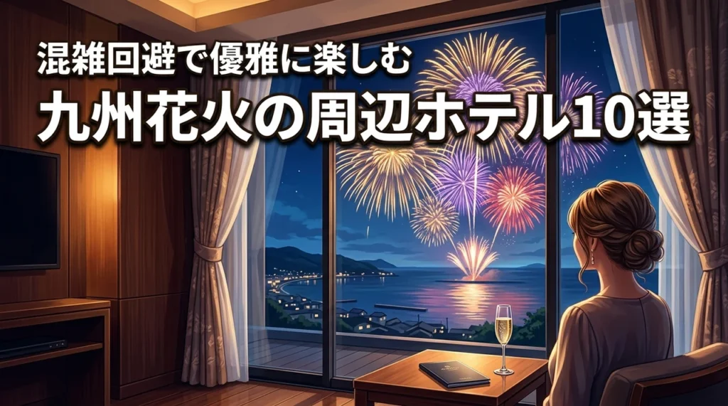 九州の花火大会周辺ホテルおすすめ10選！混雑回避で優雅に楽しむ選び方