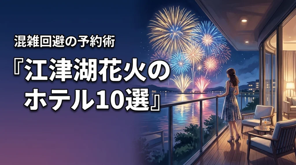 江津湖の花火大会の混雑を回避!ホテルでオススメの10選と予約のコツを伝授