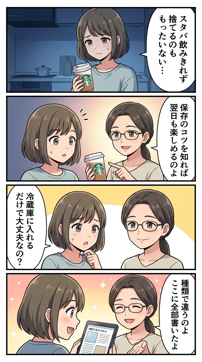 スタバは次の日でも飲める?保存方法や賞味期限を徹底解説