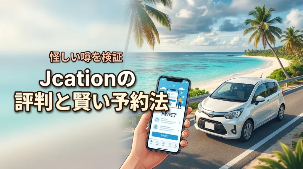 jcationの評判は?怪しい噂や口コミの真相とレンタカー予約の賢い方法3選