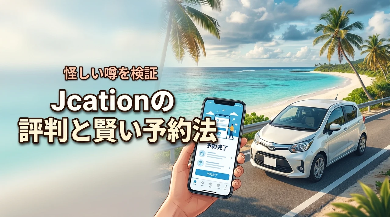 jcationの評判は？怪しい噂や口コミの真相とレンタカー予約の賢い方法3選