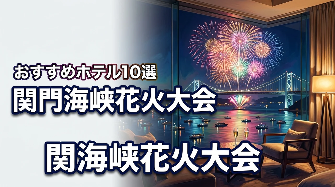 【予約必須】関門海峡花火大会を快適に楽しむホテルは？オススメ10選を公開