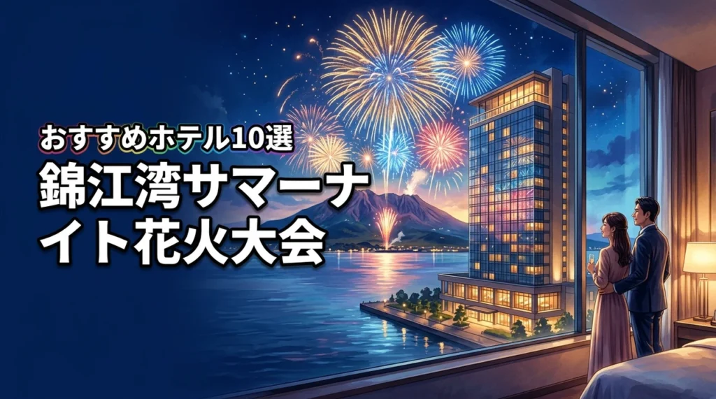 かごしま錦江湾サマーナイト大花火大会のホテルオススメ10選!快適に観賞