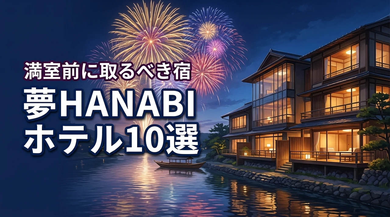 夢HANABIのホテル予約で迷ったら？オススメ10選と満室前に取るべき宿泊先