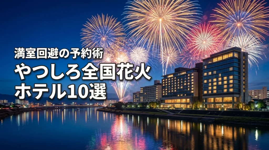 やつしろ全国花火競技大会でホテルはどこがいい?おすすめ10選と満室回避の予約術