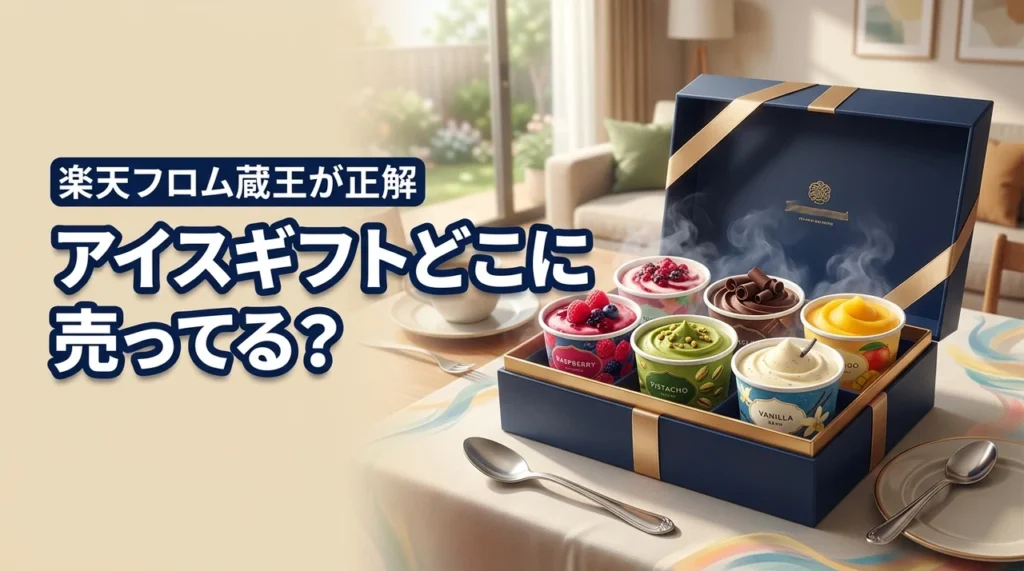 アイスクリームのギフト詰め合わせはどこに売ってる?楽天のフロム蔵王が断然おすすめ