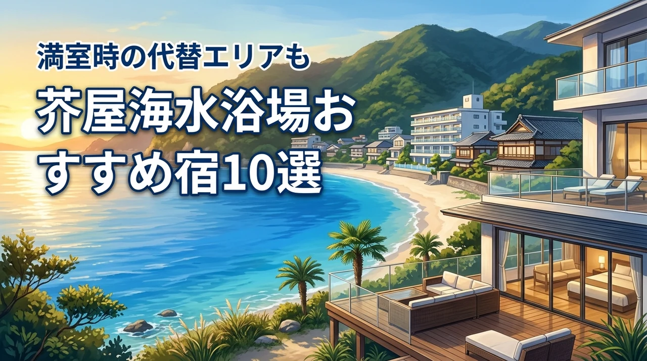 芥屋海水浴場周辺のホテル選びで迷ったら？オススメの宿10選と満室時の代替エリア