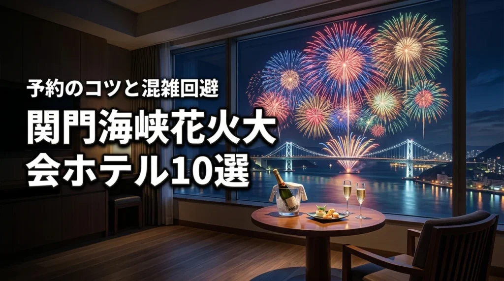 関門海峡花火大会ホテル予約ガイド|オススメ10選と混雑回避のコツを解説