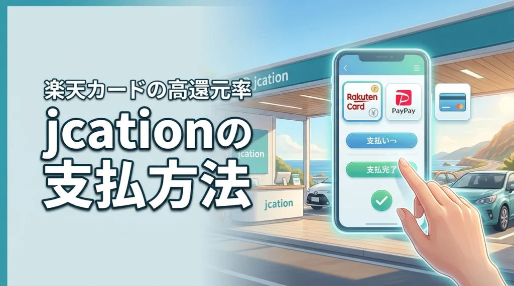 【結論】jcationの支払方法は楽天カードがお得！注意点や還元率を徹底解説